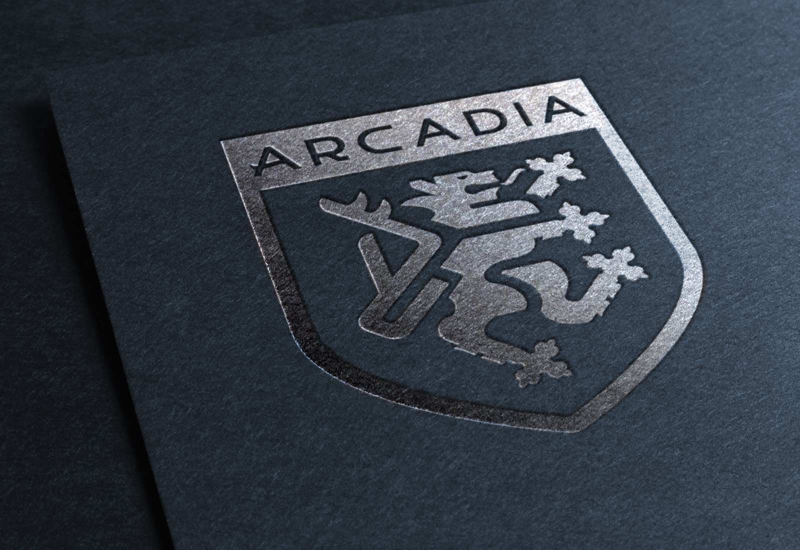 Arcadia Wealth Group Foiled Logo