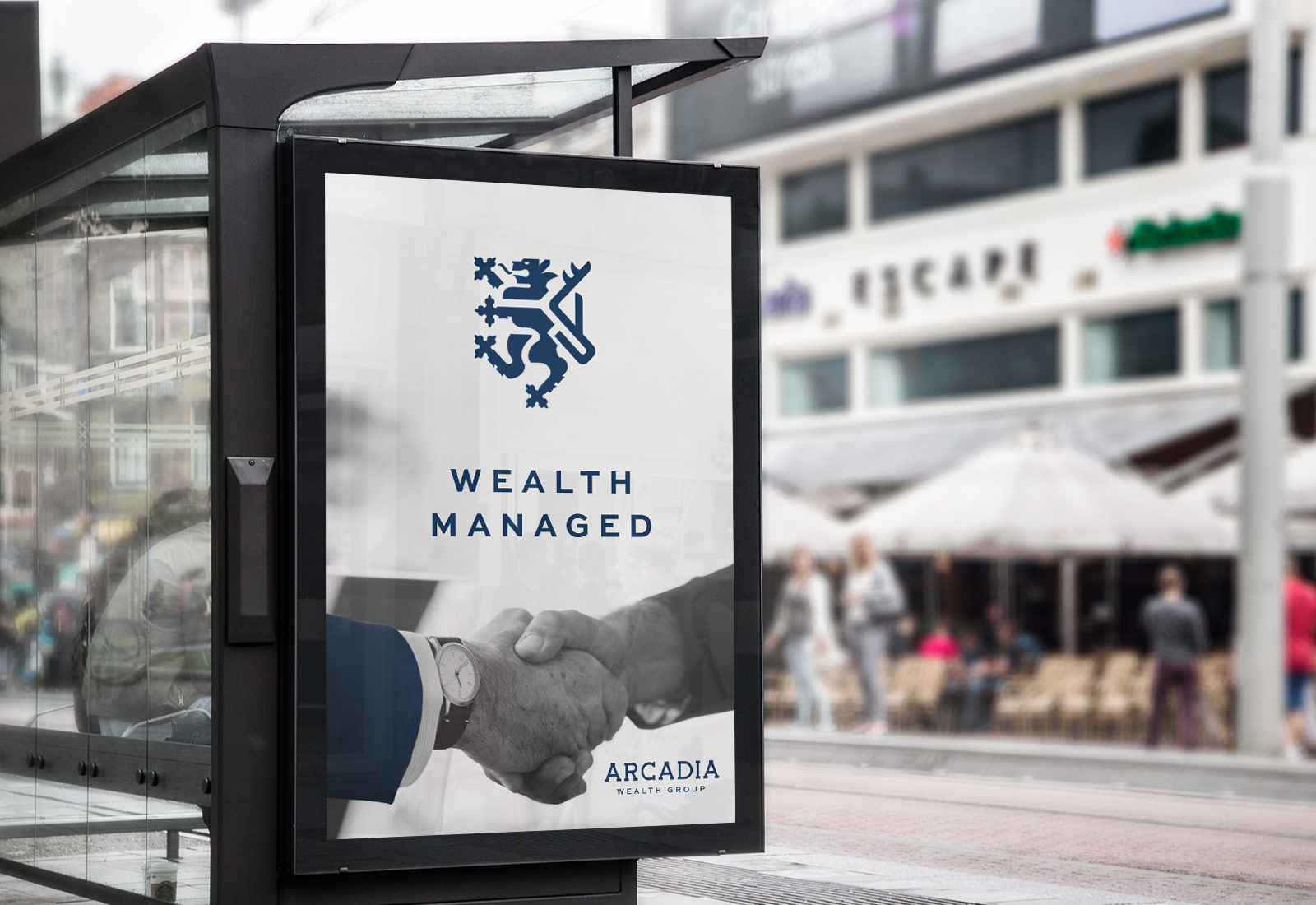 Arcadia Wealth Group Outdoor Signage