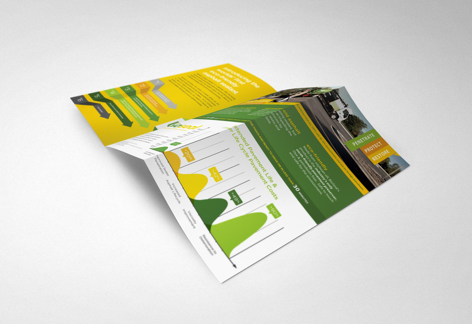 BioSeal USA Trifold Brochure Design