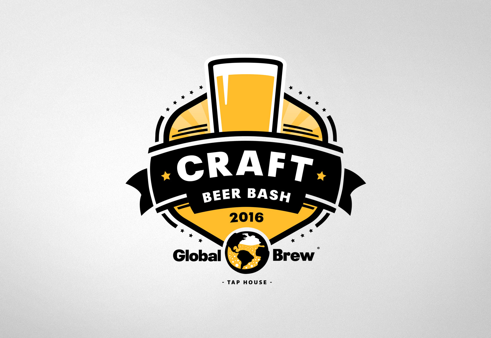 Global Brew Logo Craft Brew Bash Logo