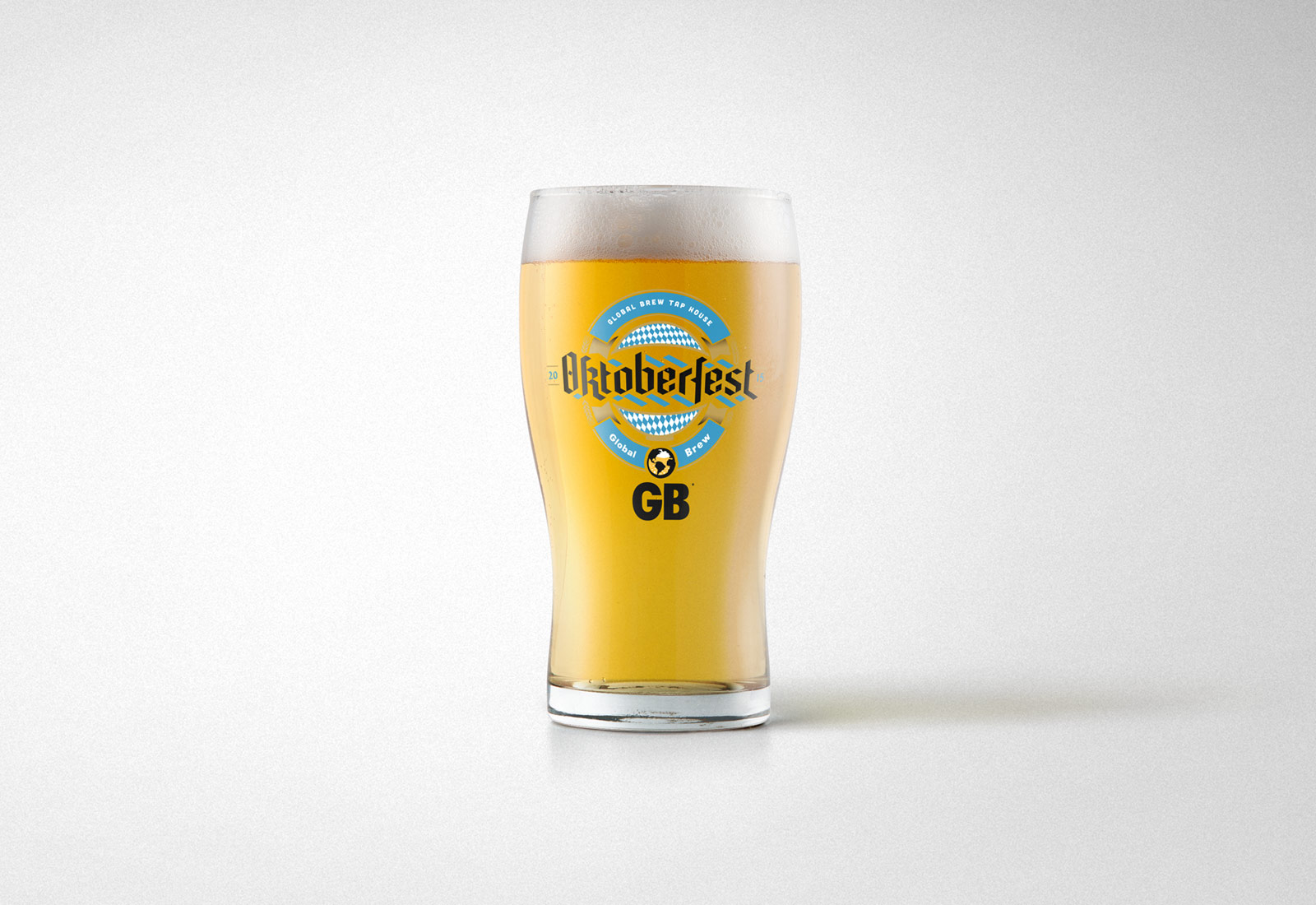 Global Brew Tap House Beer Glass