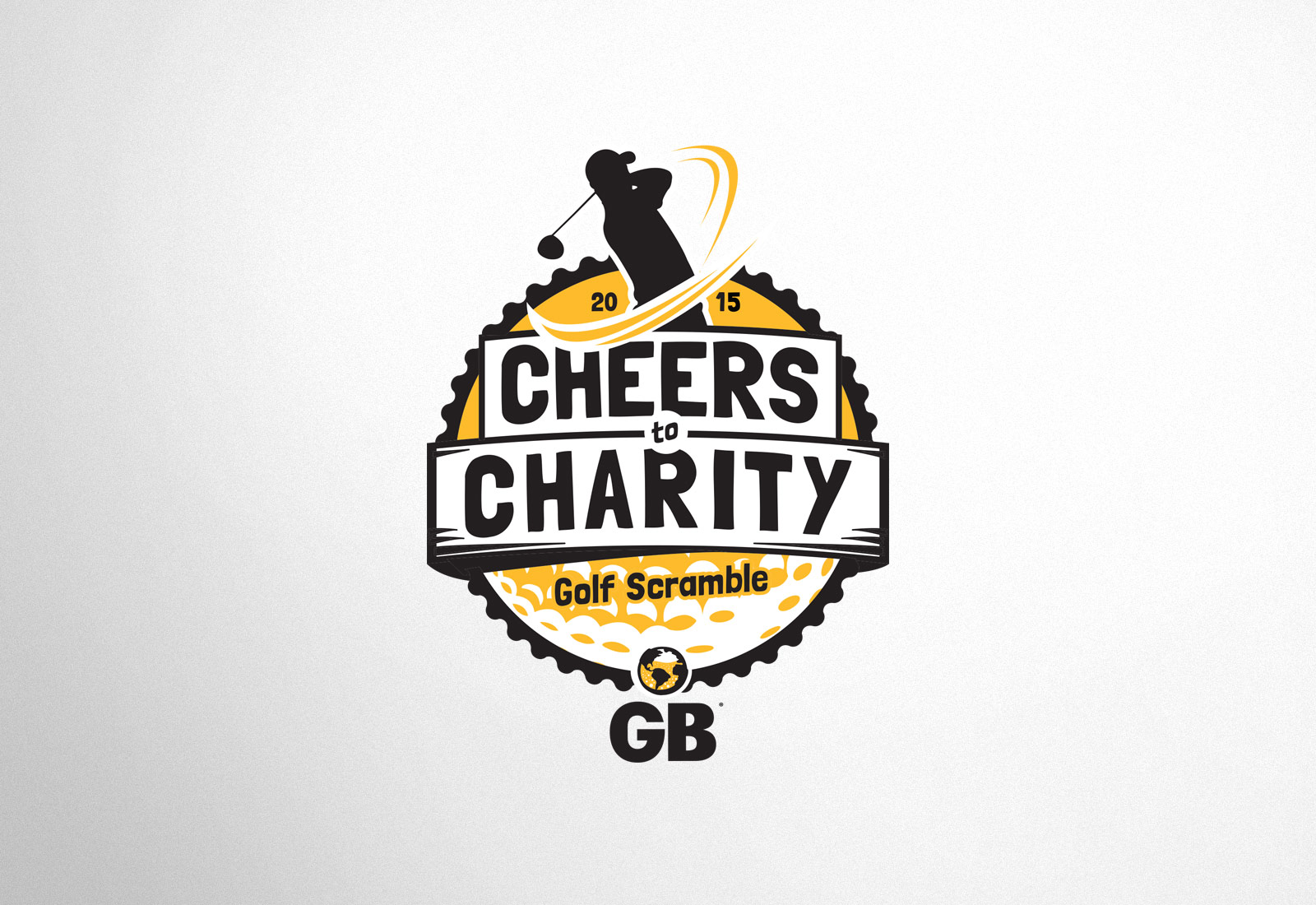 Global Brew Logo Cheers To Charity Logo