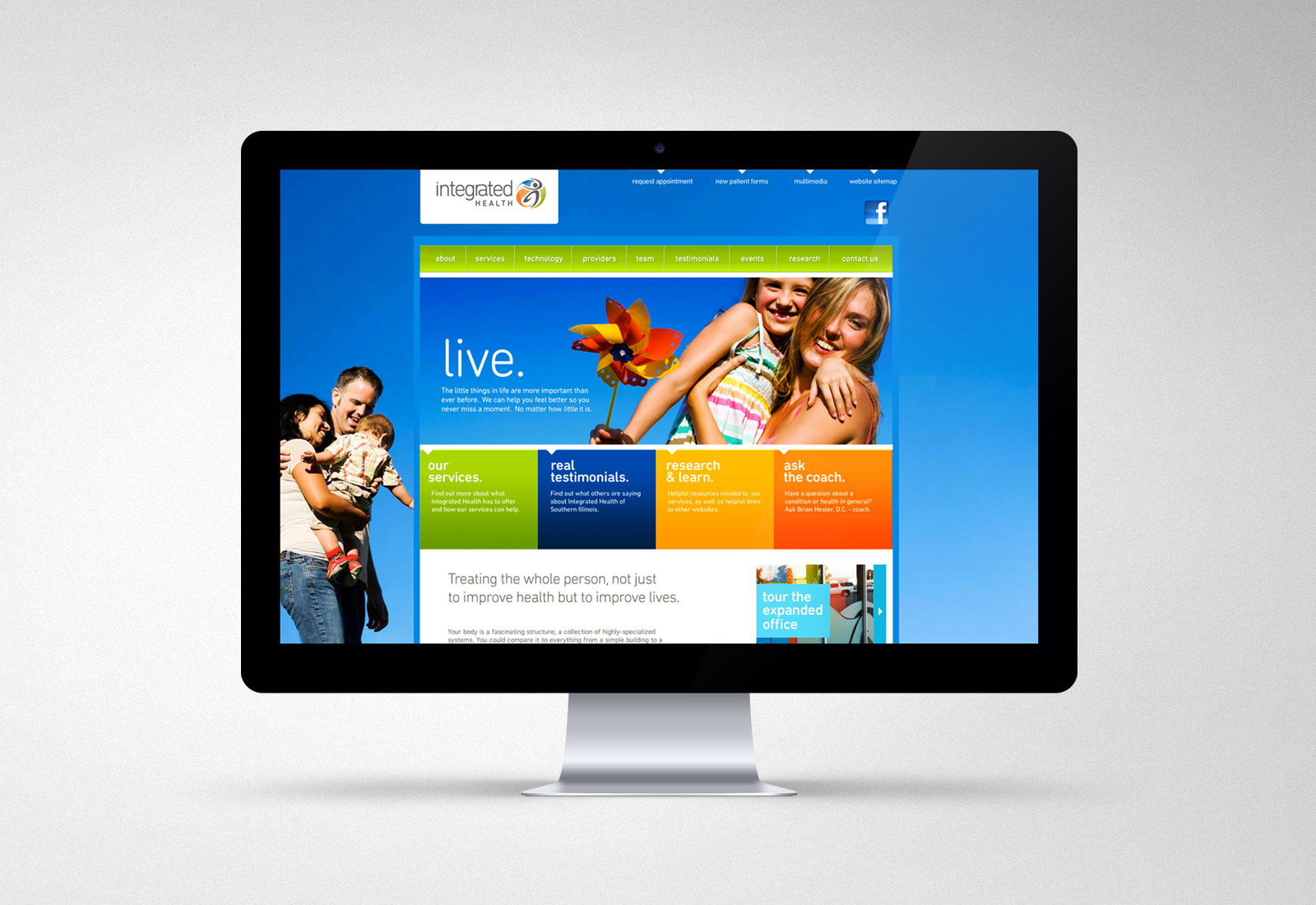 Integrated Health Of Southern Illinois Website Design
