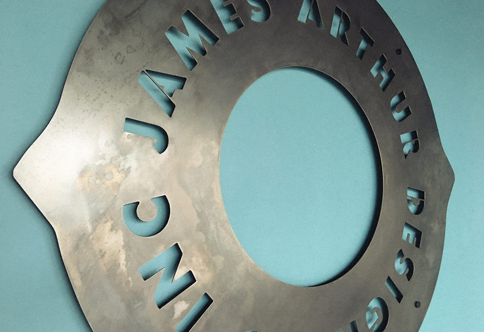 James Arthur Design Co Studio Metal Logo