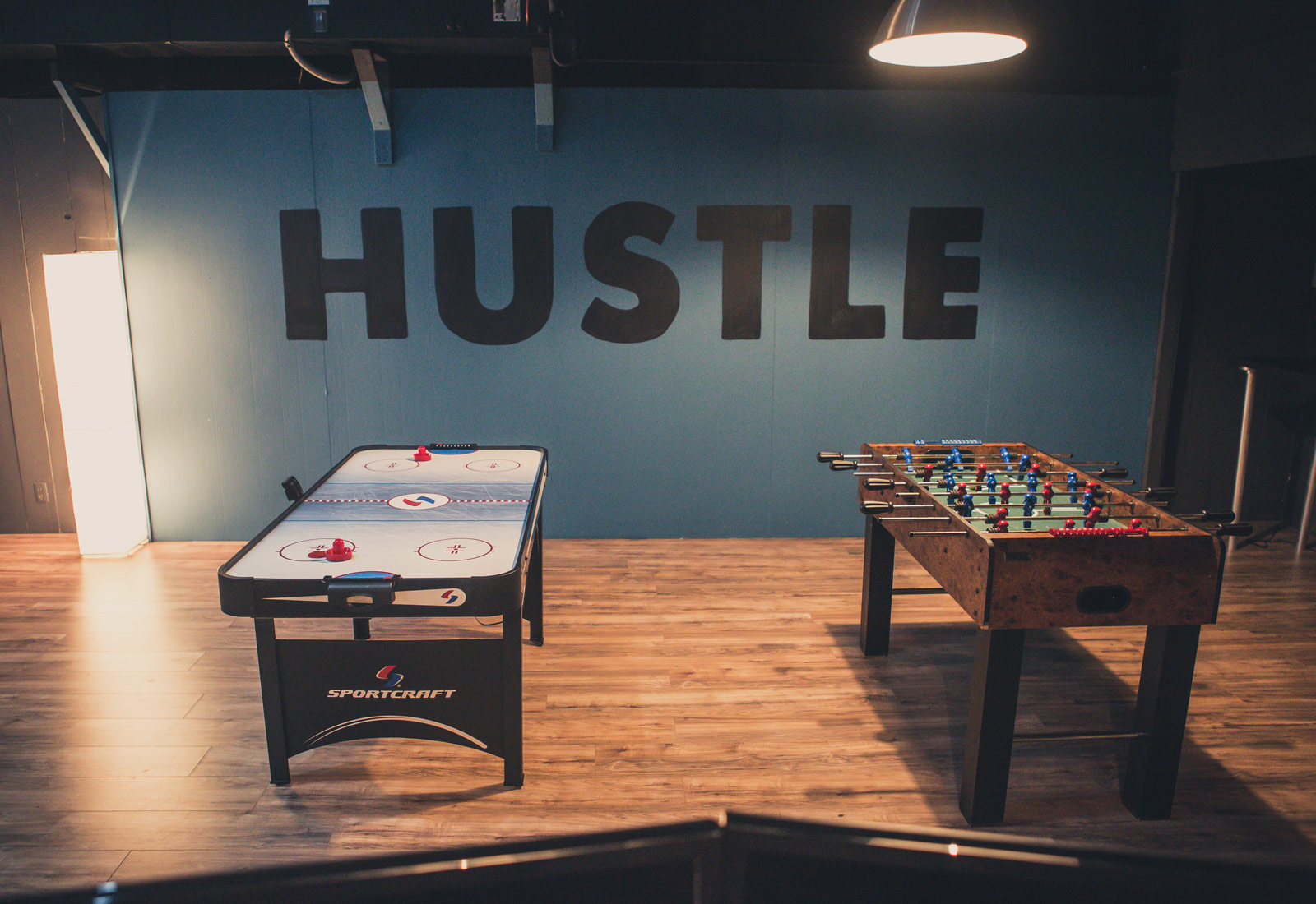 James Arthur Design Co Studio Foosball and Air Hockey Table