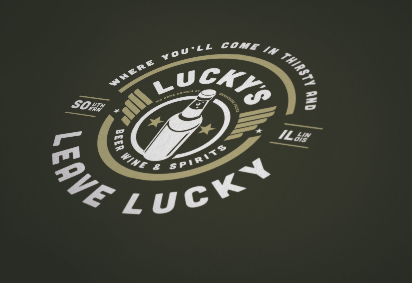 Luckys Liquors Logo