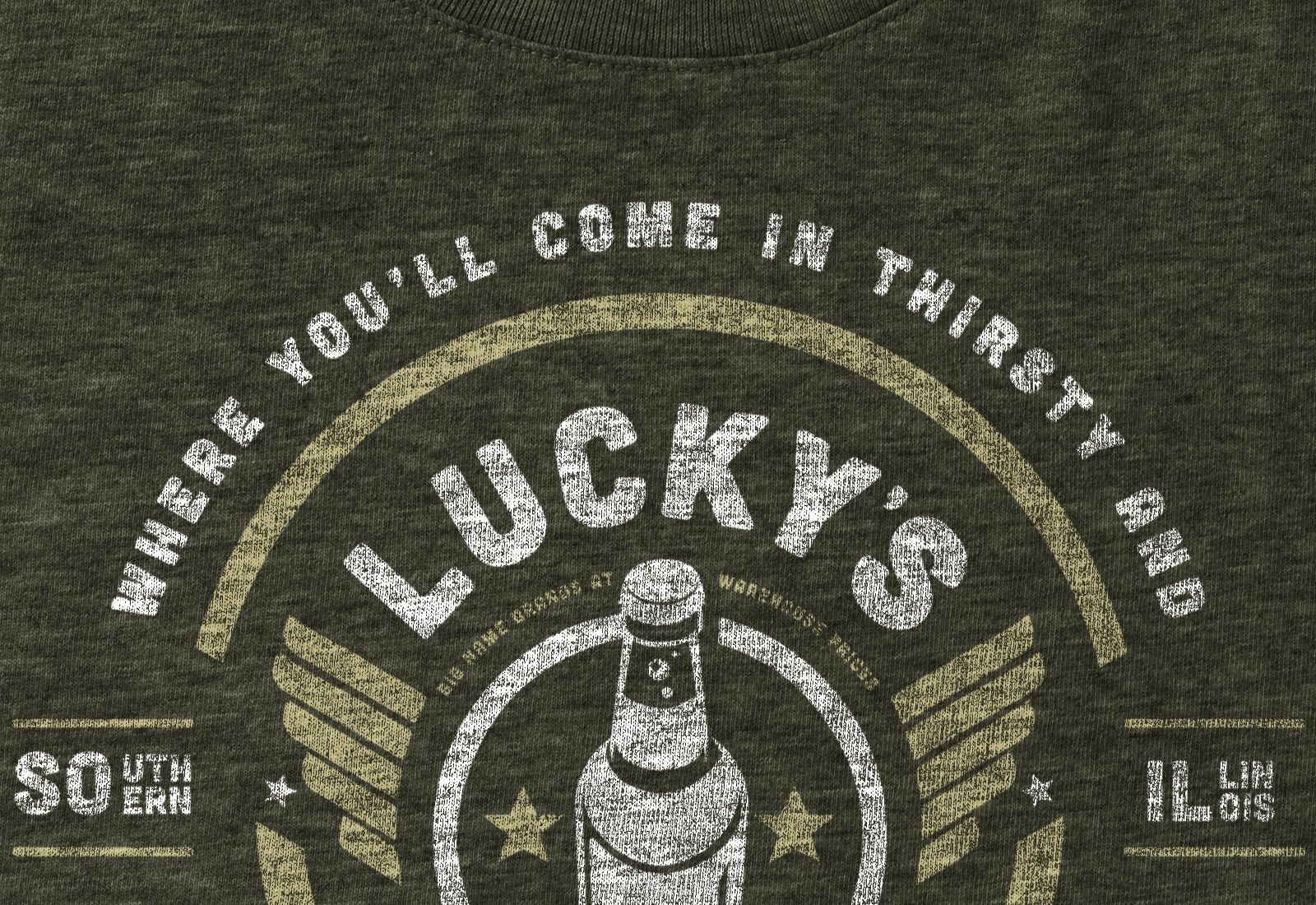 Luckys Liquors Tshirt