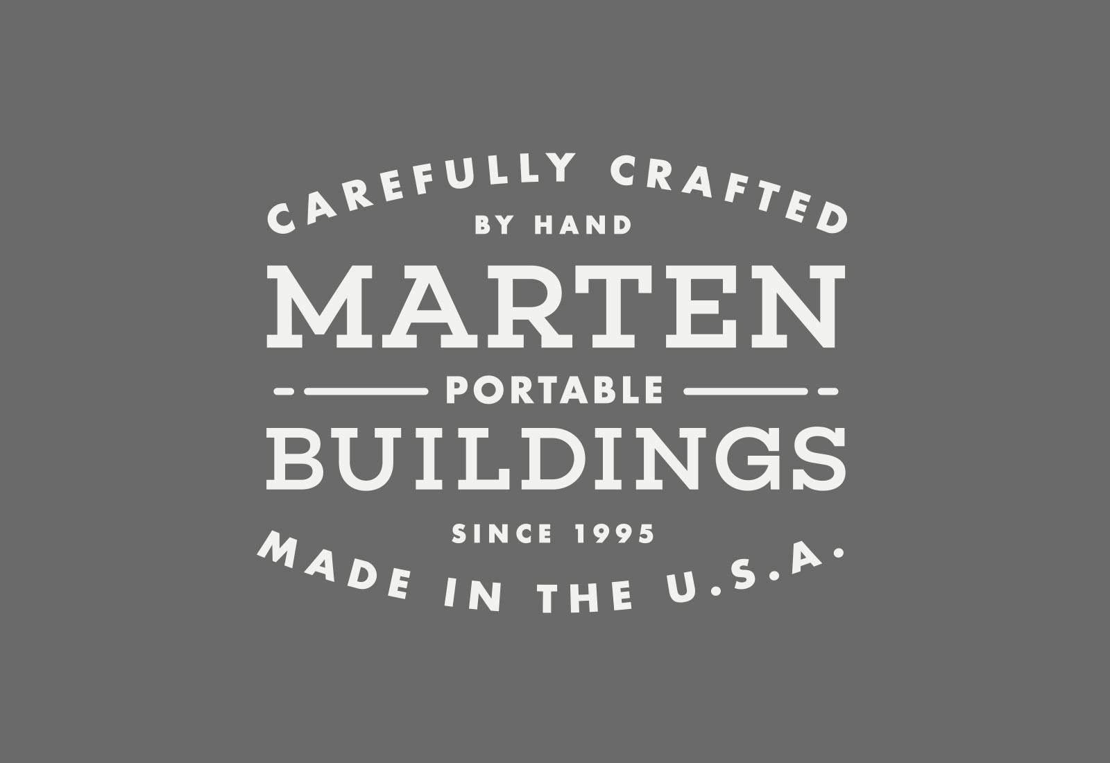 Marten Portable Buildings Logo View 3