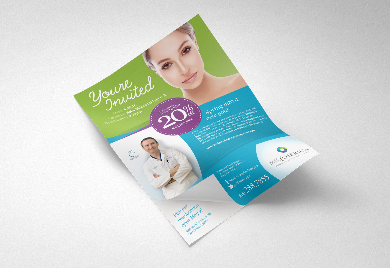 MidAmerica Plastic Surgery Ad Design