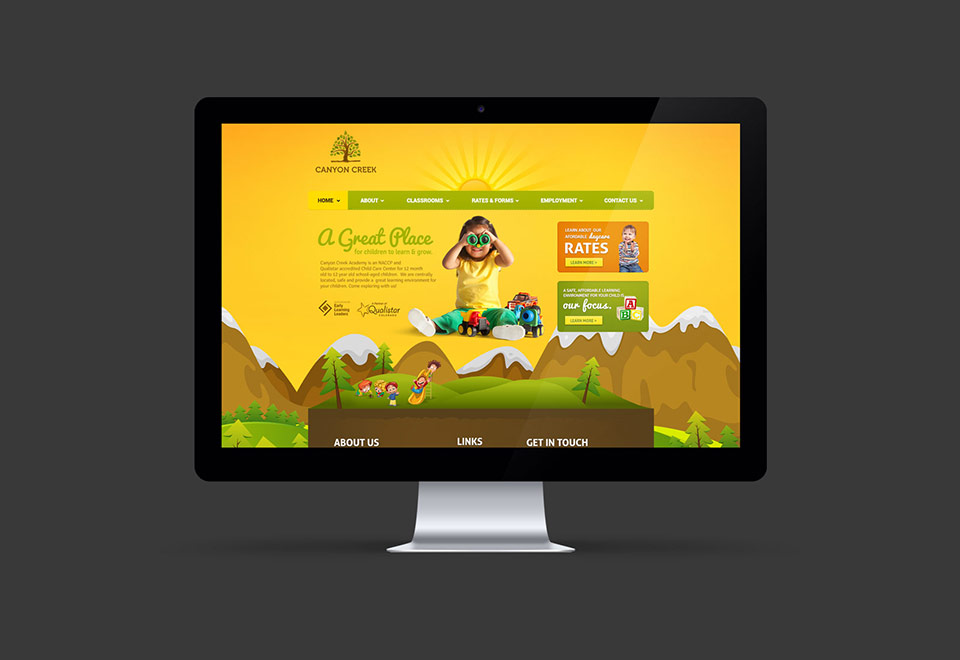 Daycare Center Website Design