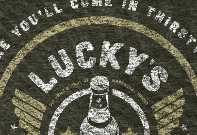 James Arthur Design Co Luckys Liquors Feature Project