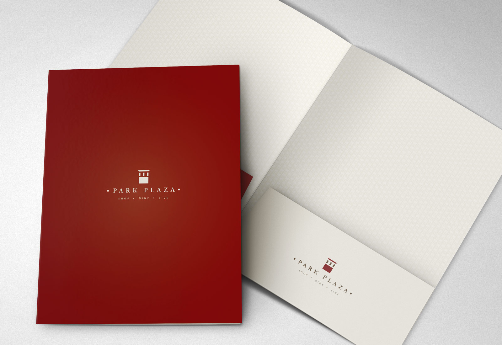 Park Plaza Edwardsville Marketing Folder Design