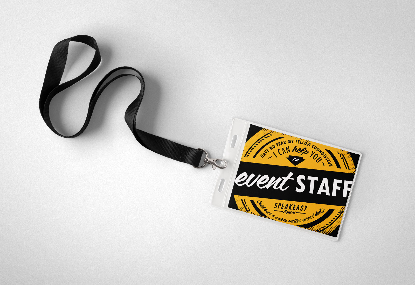 Speakeasy Liquors Lanyard