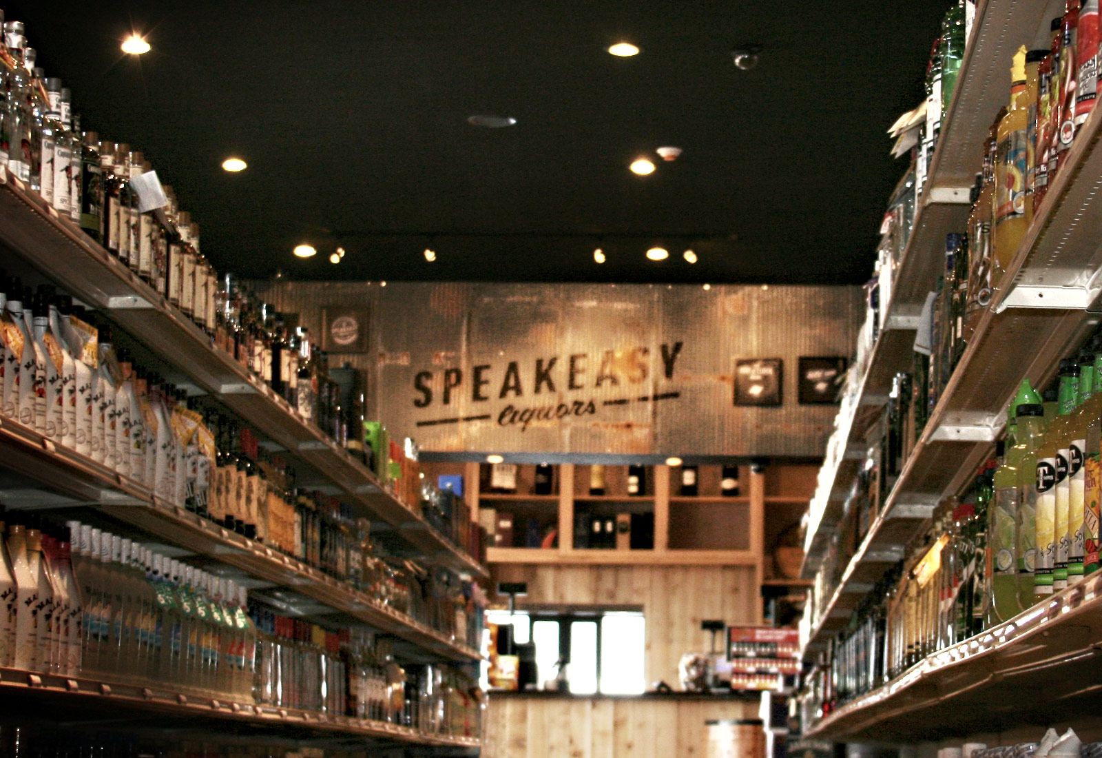 Speakeasy Liquors Interior