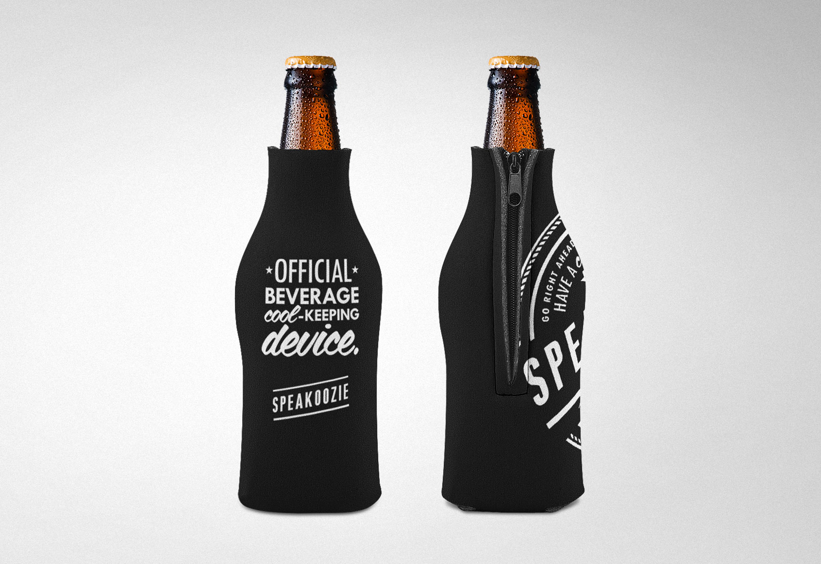 Speakeasy Liquors Custom Beer Coozie