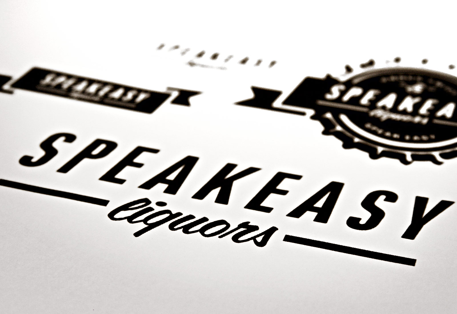 Speakeasy Liquors Logo View 2