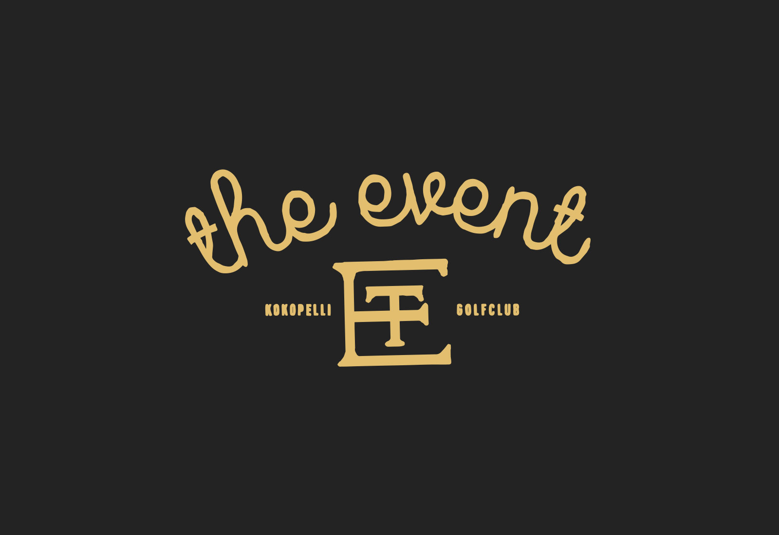 The Event Logo Design Alternate View 2 The Event New Years Eve Celebration Logo Design Alternative Version 2