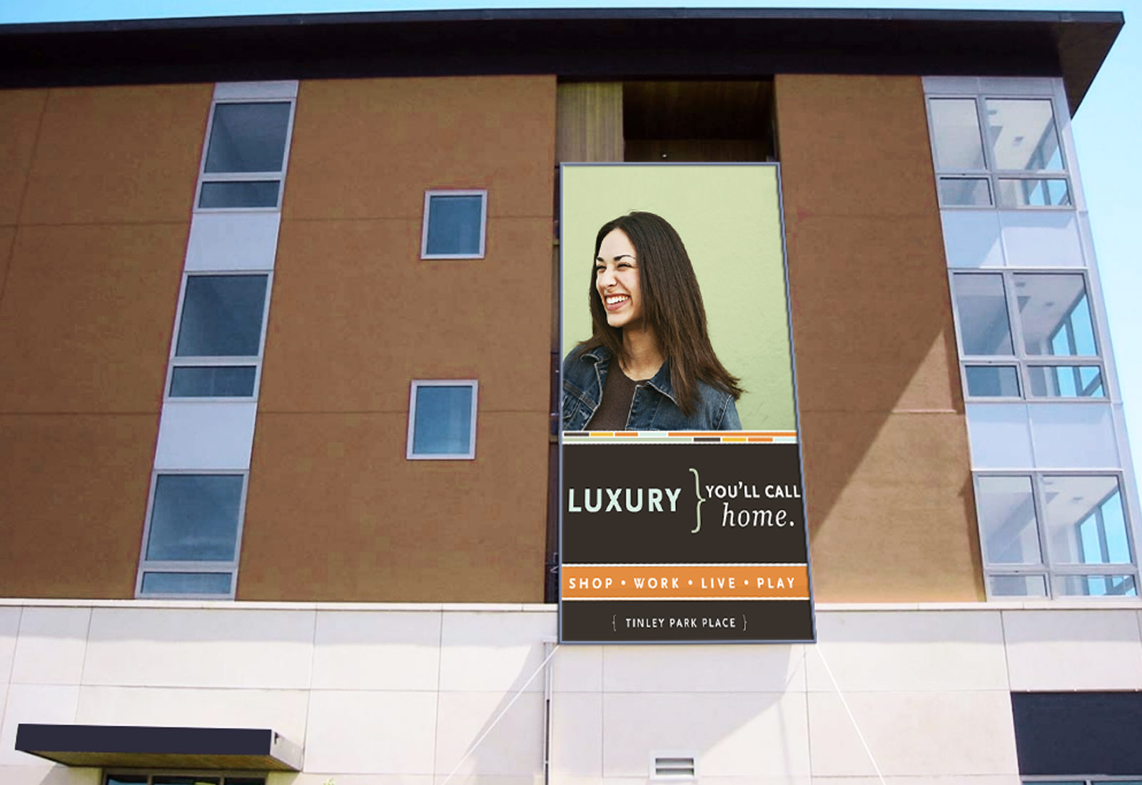 Tinley Park Place Building Banner Design