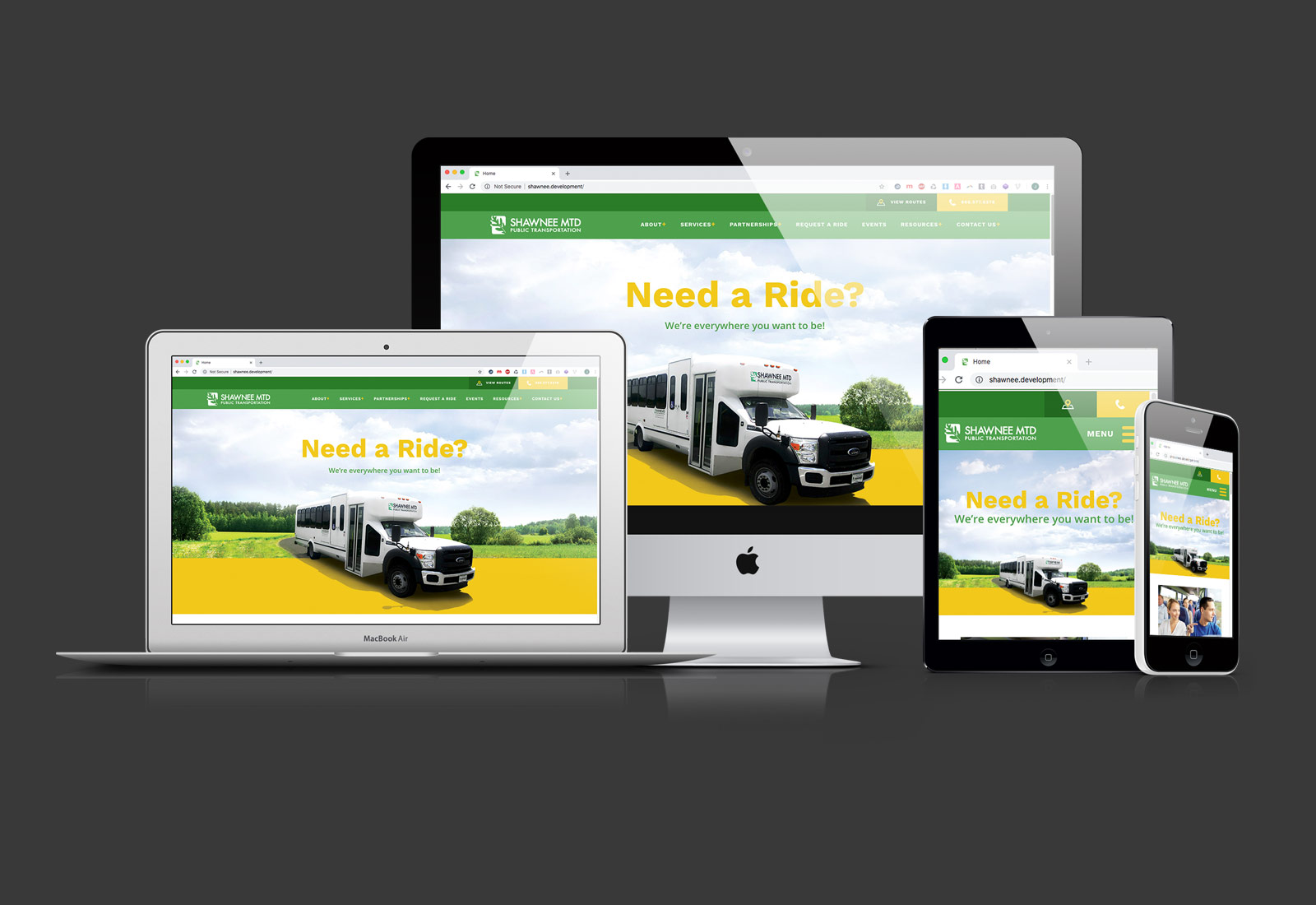 Shawnee Mass Transit District Website Design & Development