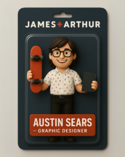 graphic designer ai action figure